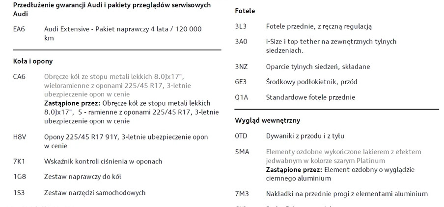 Audi A3 cena 137514 przebieg: 19452, rok produkcji 2023 z Piła małe 232